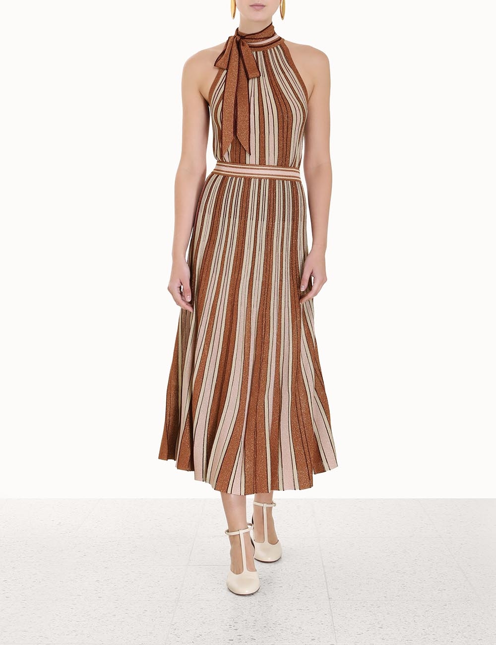 Luminosity Lurex Stripe Skirt