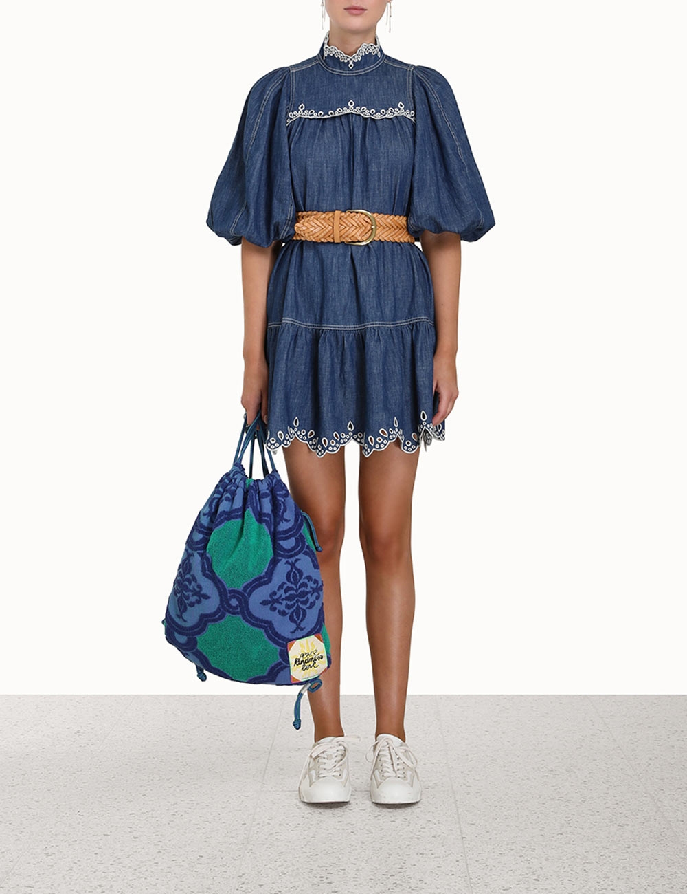 Laurel Scallop Mini Dress