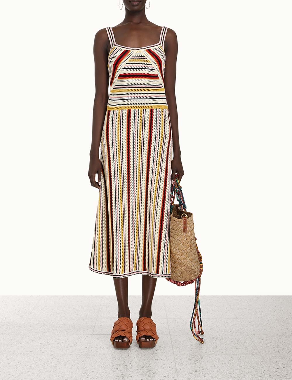 Vitali Multi Stripe Knit Dress