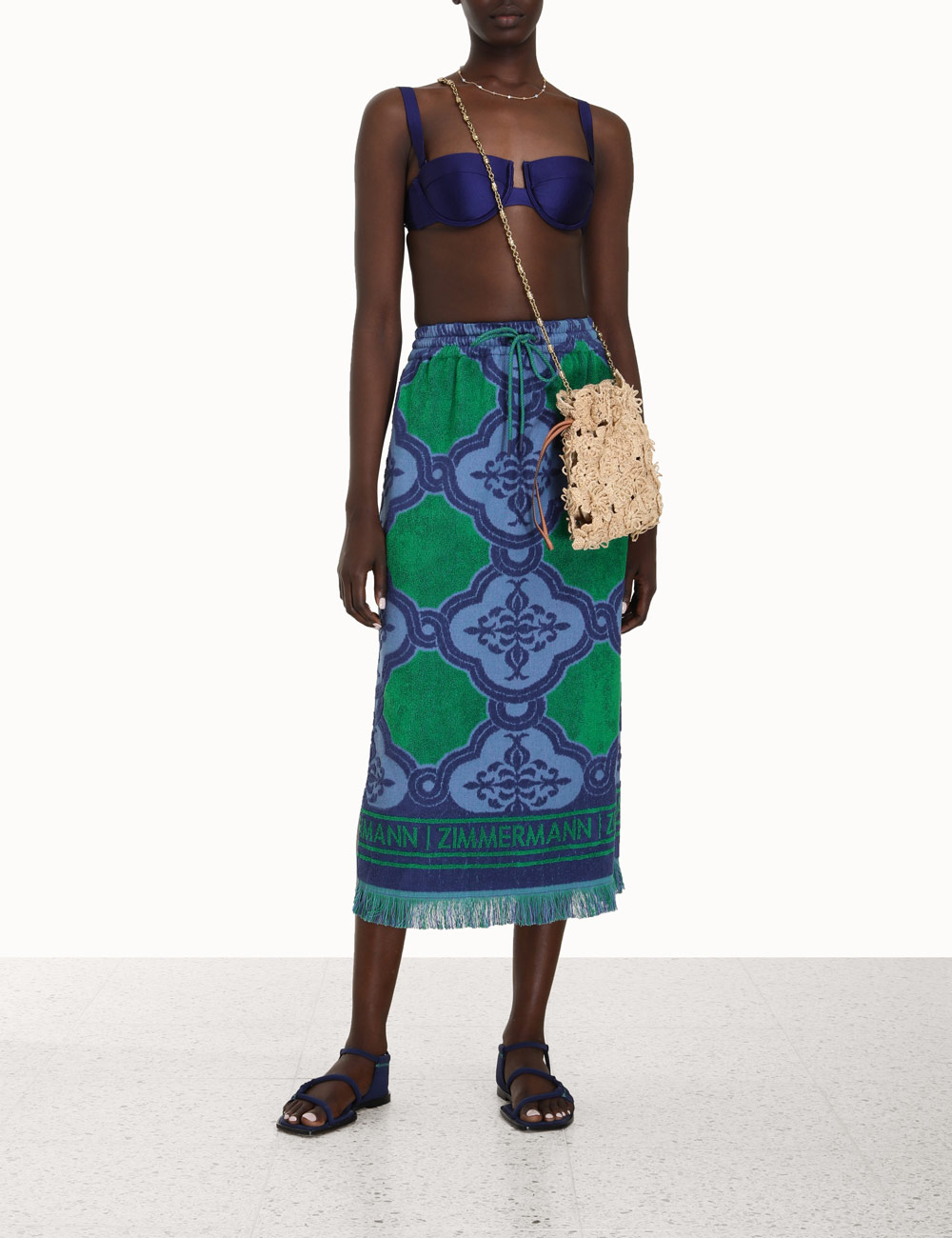 Tiggy Terry Drawstring Skirt