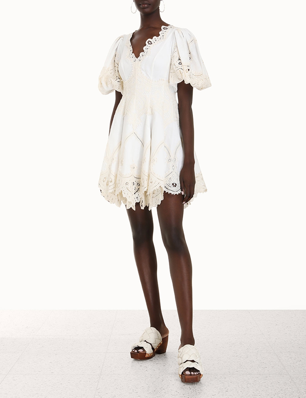 Tiggy Embroidered Mini Dress