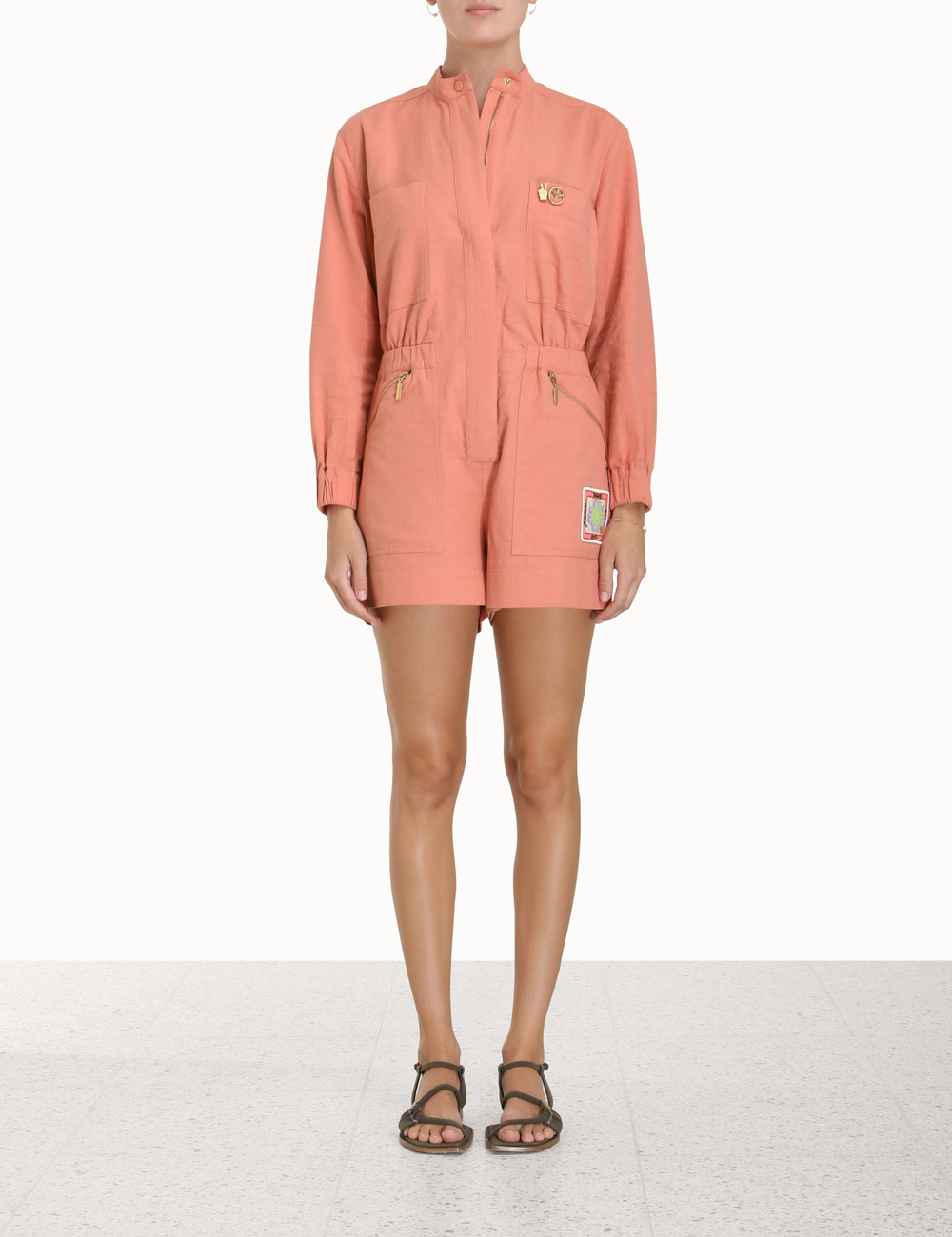 Tiggy Short Utility Playsuit