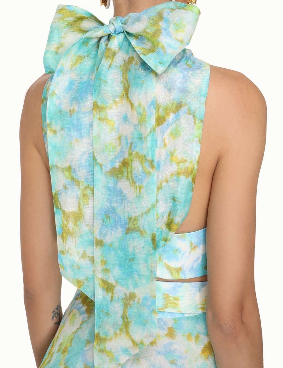 High Tide Twist Crop Bodice