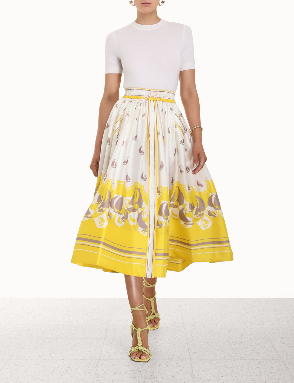 High Tide Gathered Skirt