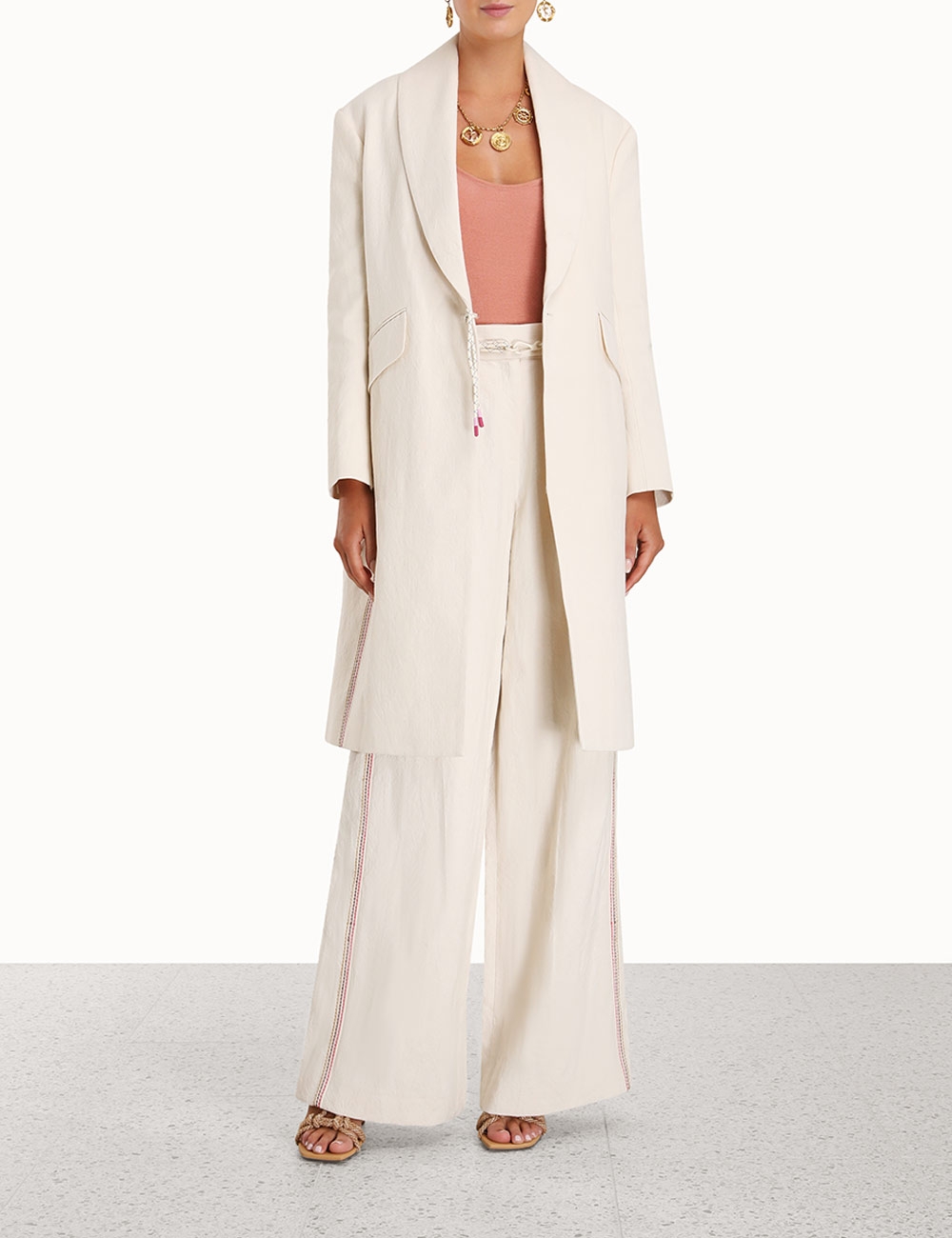 High Tide Shawl Collar Coat