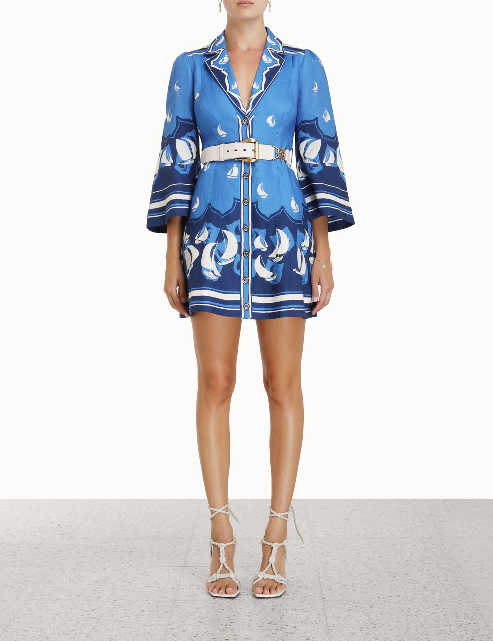 High Tide Mini Shirt Dress