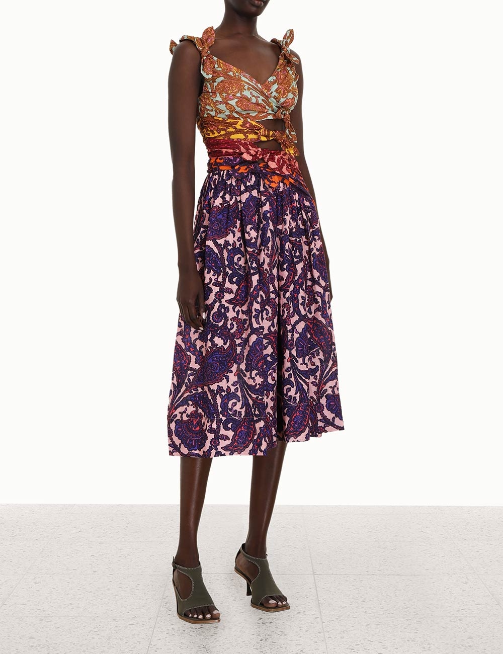 Tiggy Bow Midi Dress