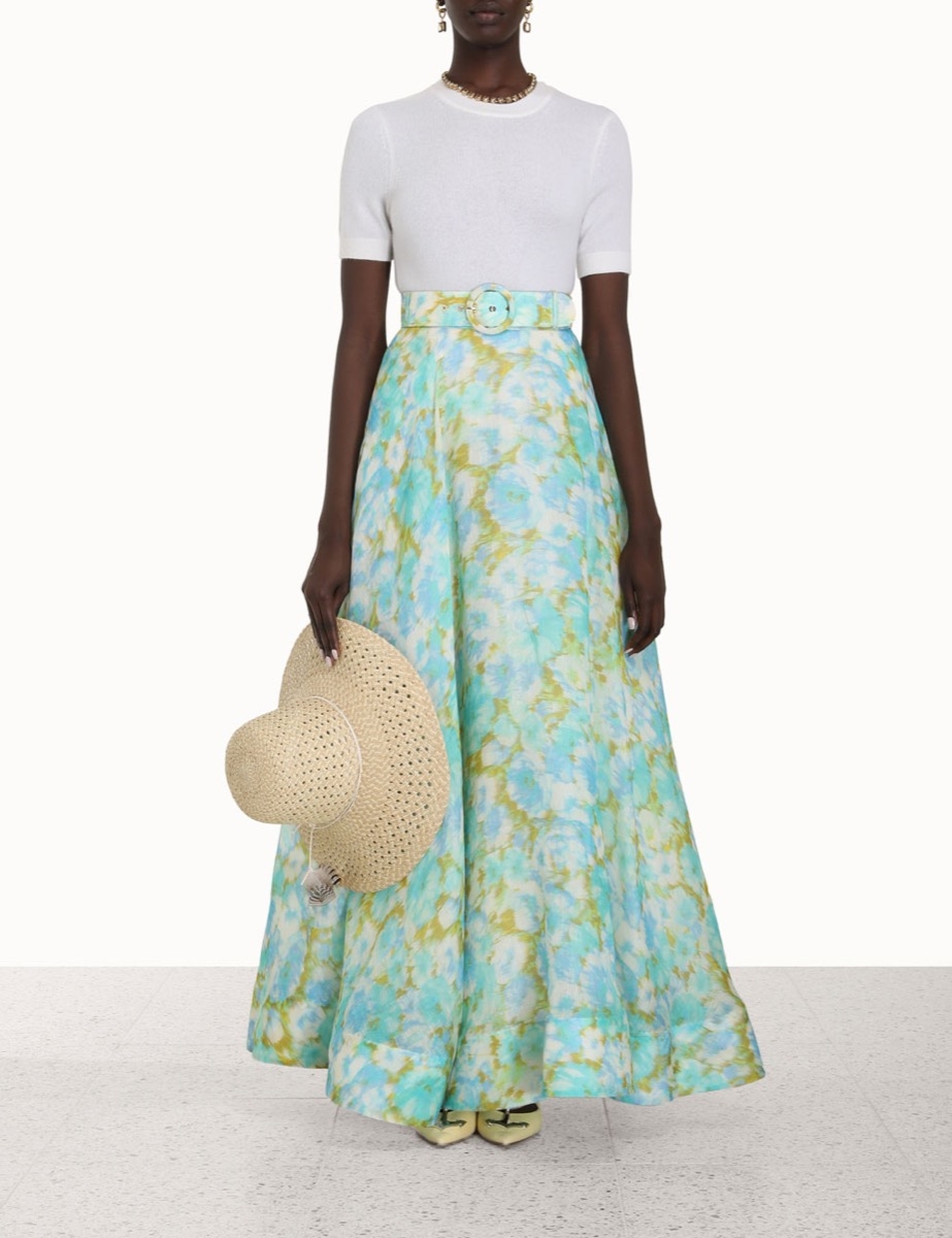 High Tide Ikat Maxi Skirt
