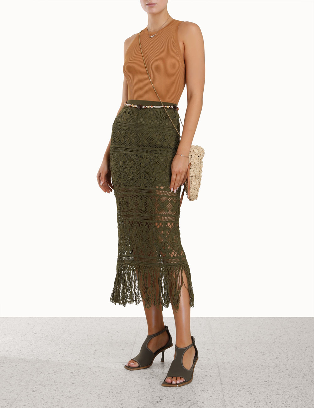 Laurel Ribbon Lace Skirt