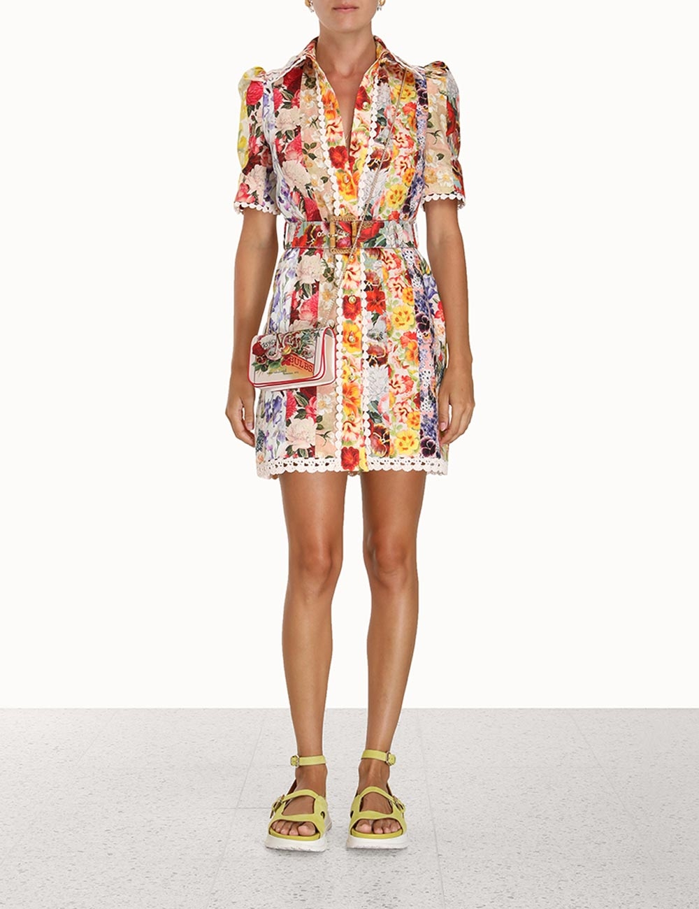 Wonderland Floral Shirt Dress