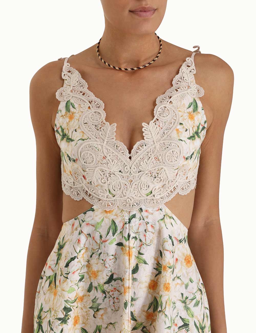 Coaster Battenburg Midi Dress