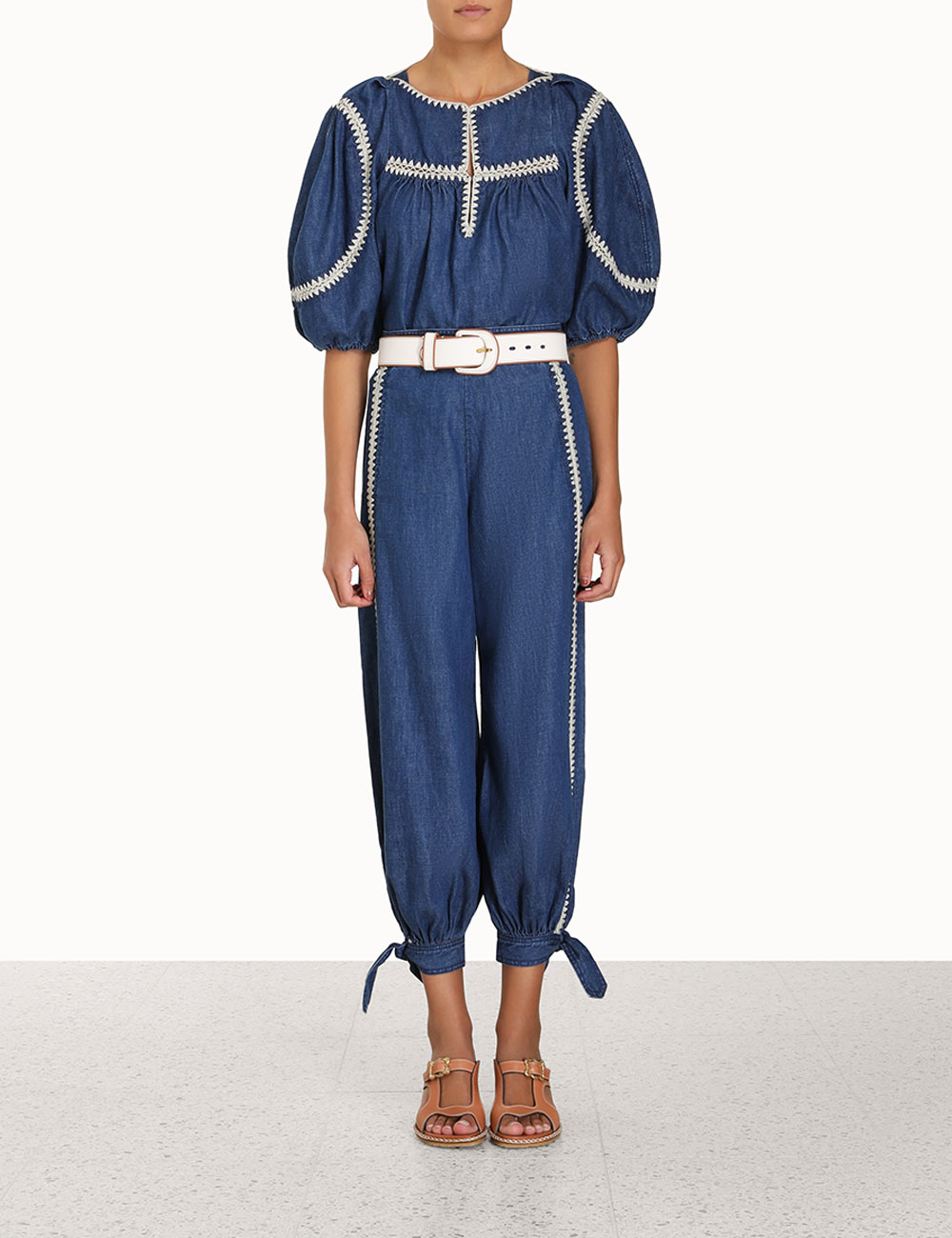 Chintz Denim Harem Pant