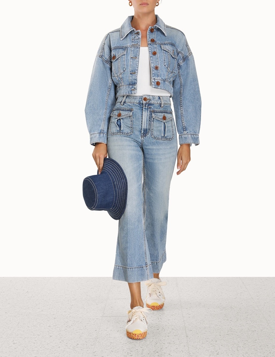 Raie Cropped Flare Jean