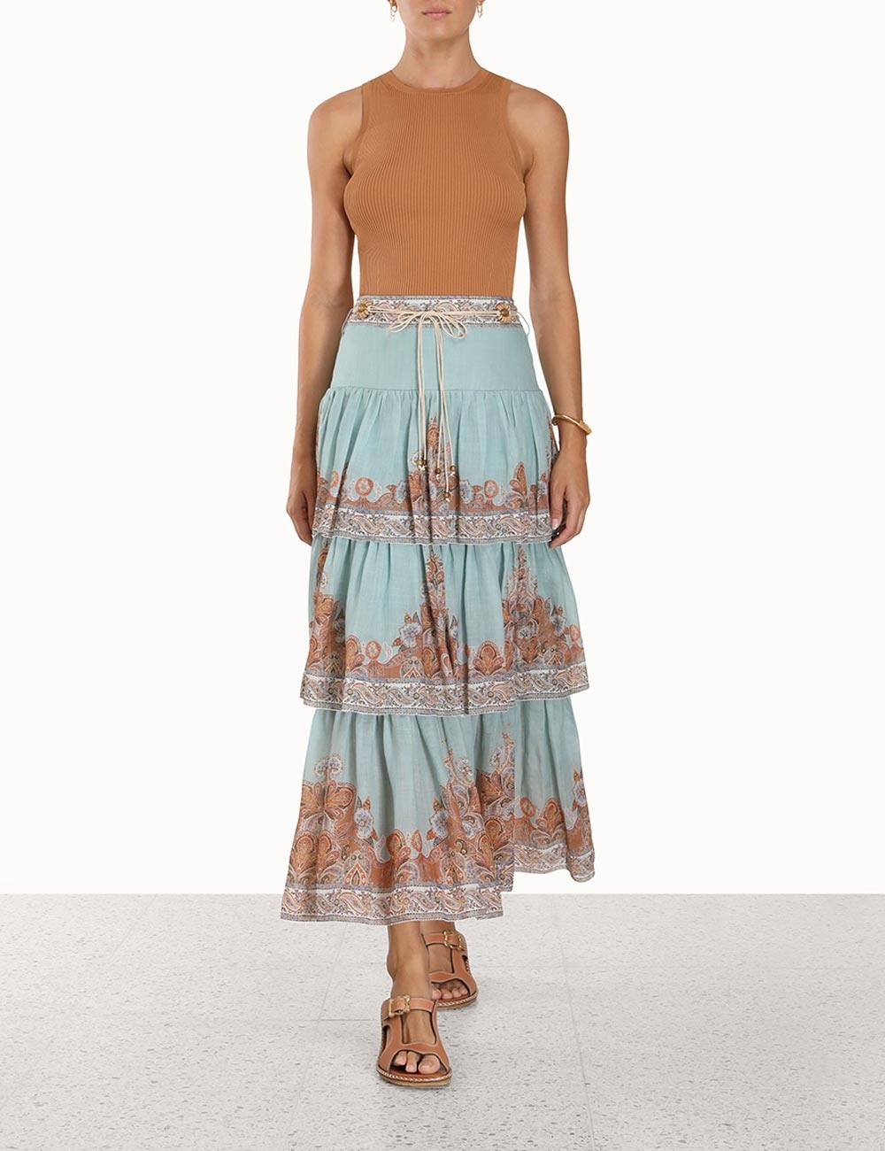 Devi Tiered Skirt