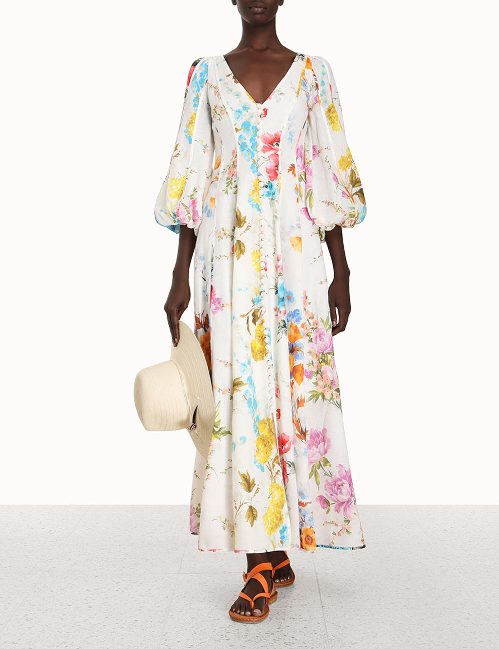 Halcyon Panelled Maxi Dress