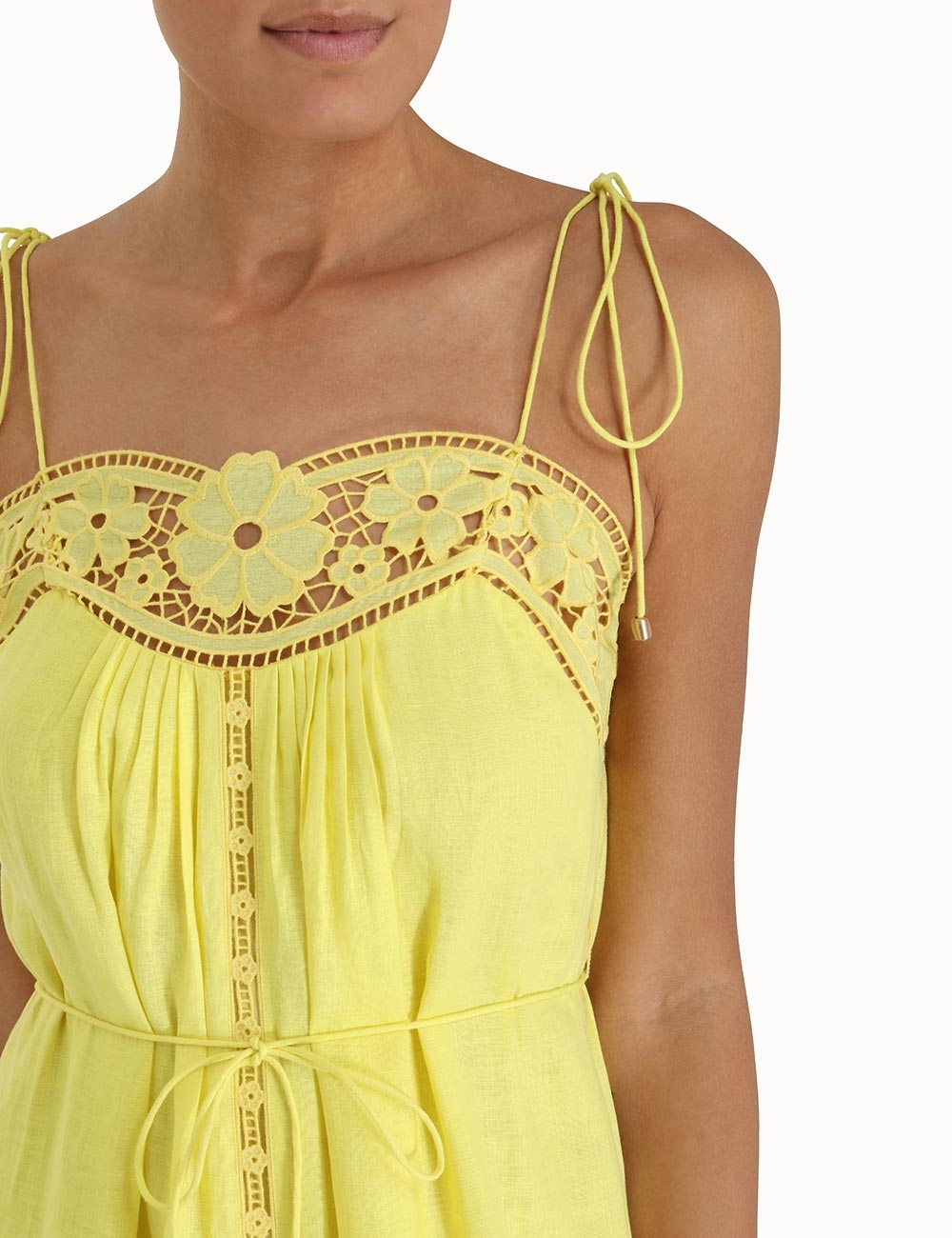 Halcyon Broderie Slip Dress