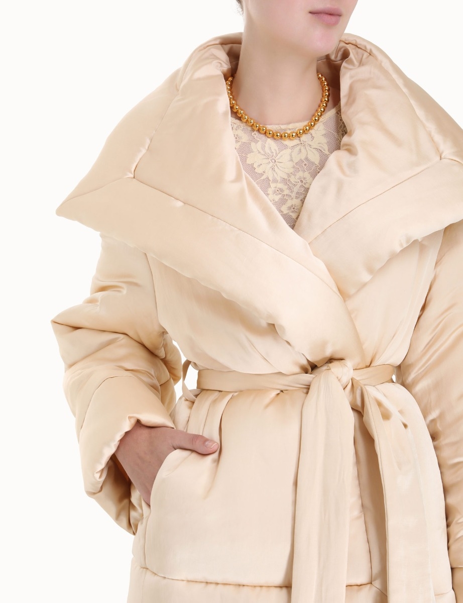 Luminosity Satin Wadded Jacket