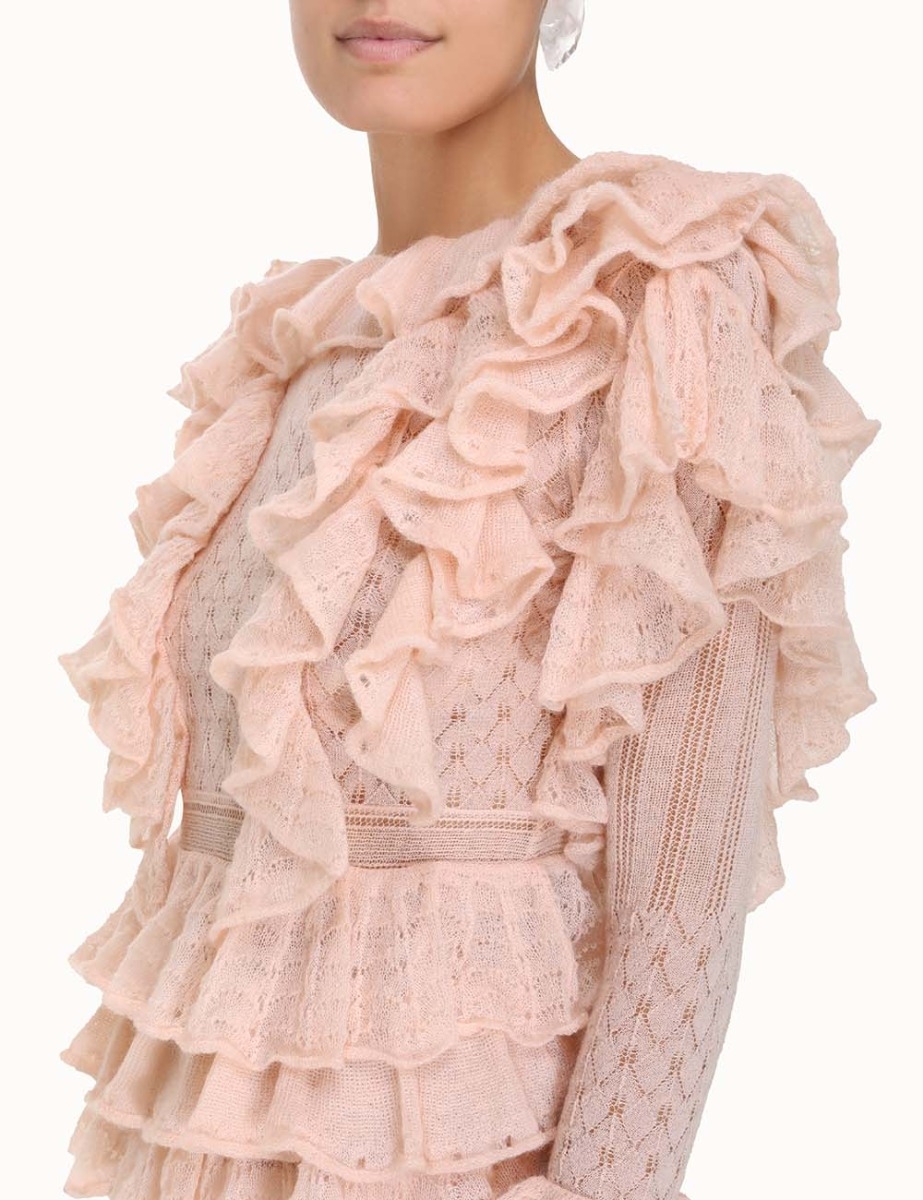 Luminosity Frill V-Neck Top