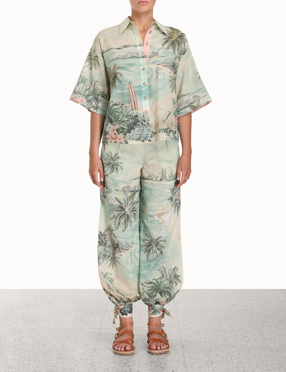 Vacay Tied Track Pant