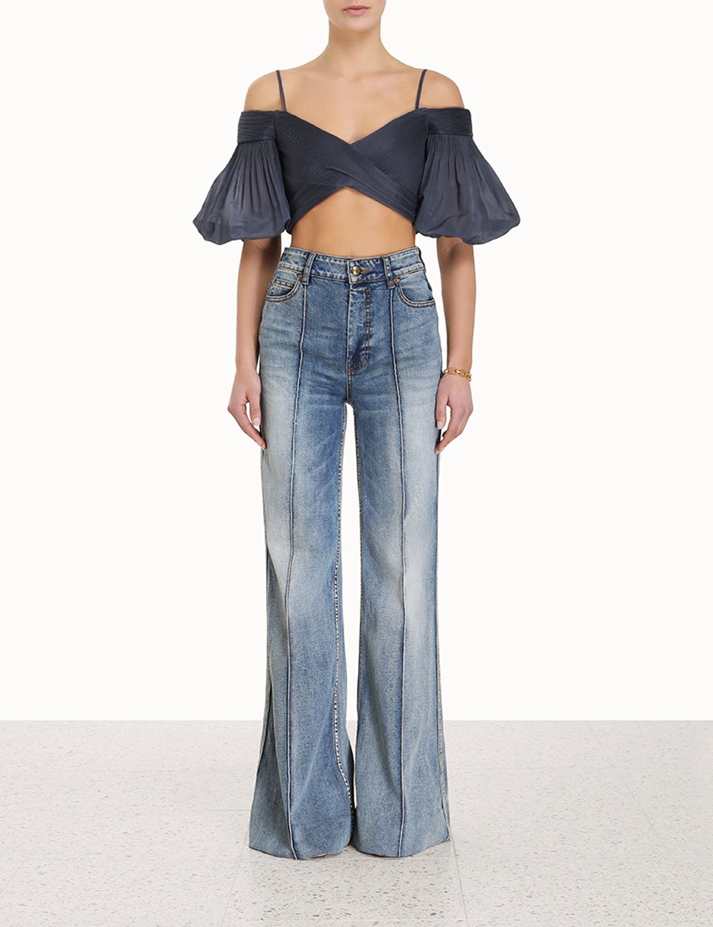 Pleated Bodice
