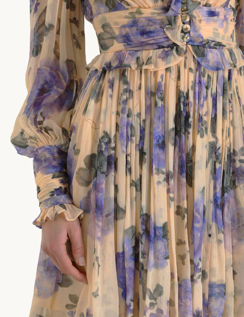 Lyrical Ruffle Mini Dress