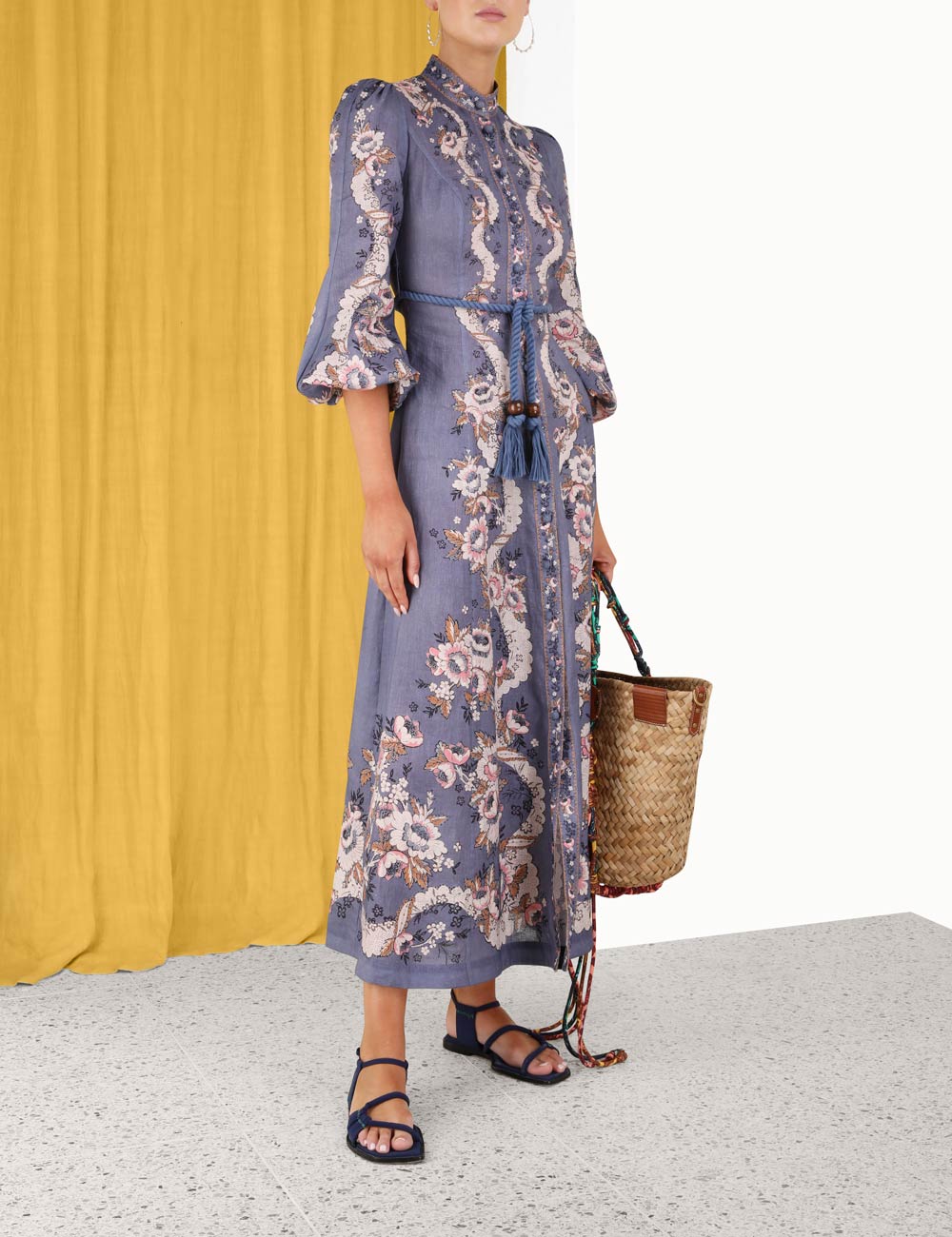 Vitali Long Billow Dress