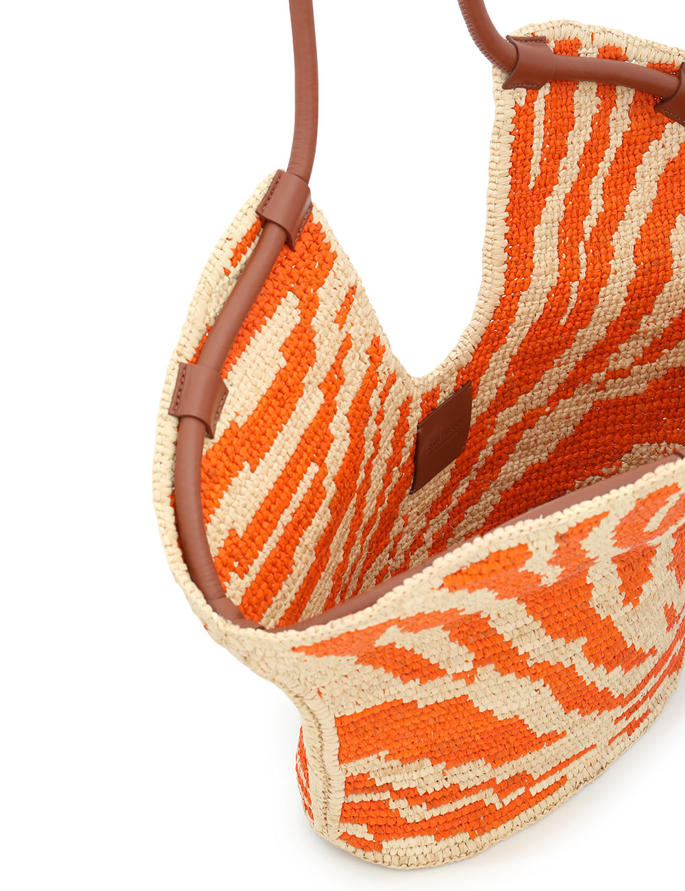 Emma Leather Crossbody Bag - Orange | Artisan Handmade Bags