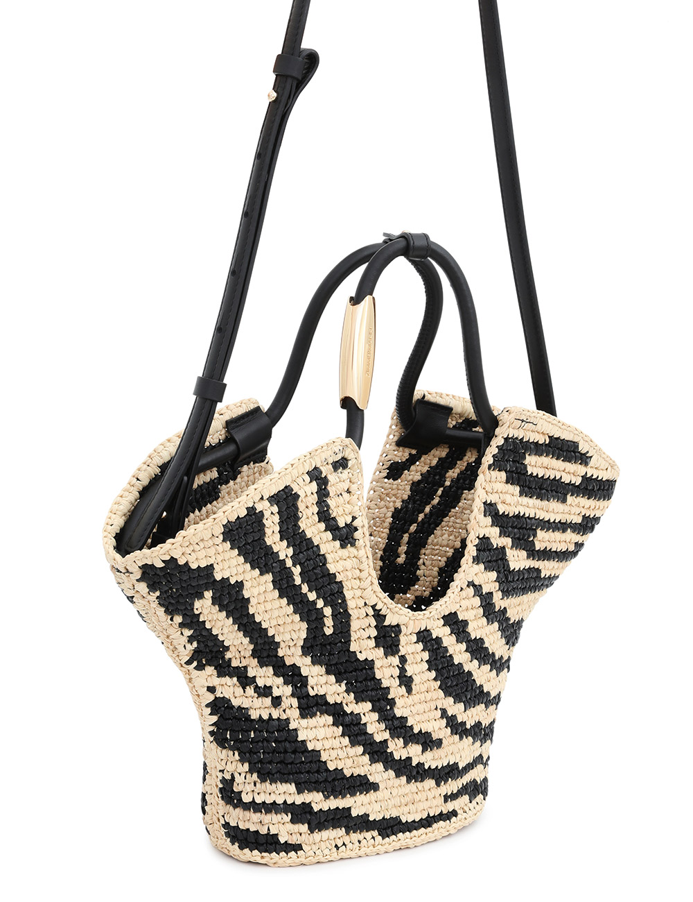 Goldentime Small Tote Black Zebra Online | Zimmermann