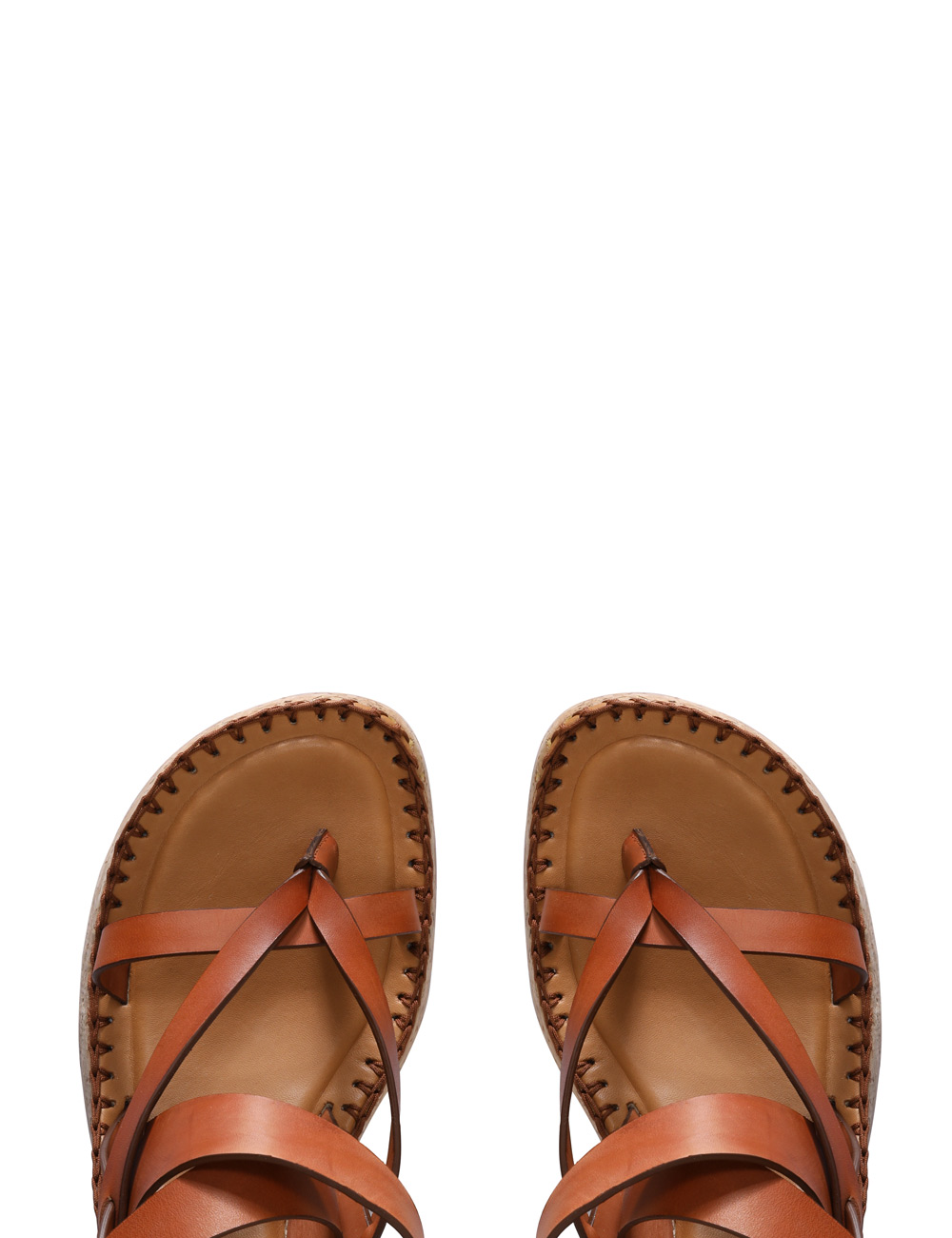 Multi-Strap Sandal Wedge
