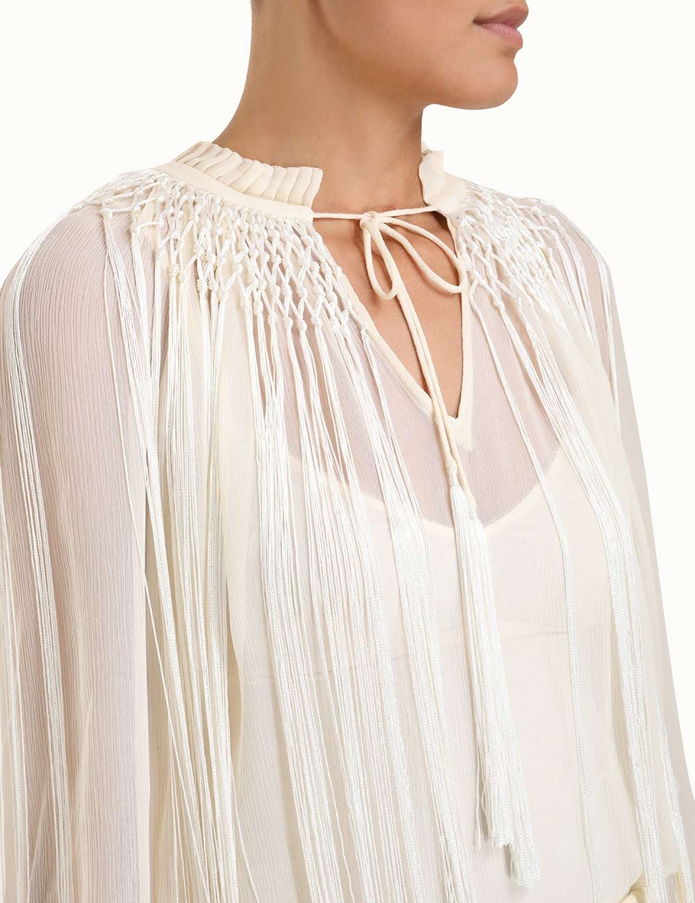 High Tide Fringe Swing Blouse