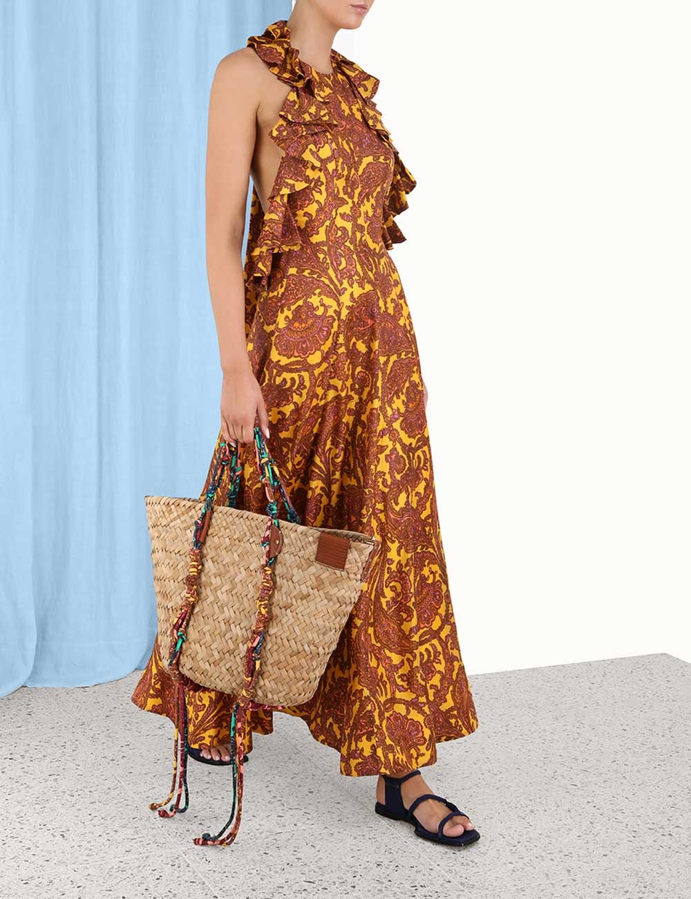 Tiggy Halter Long Dress