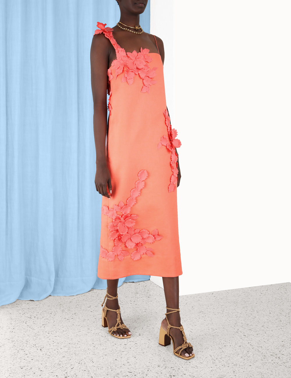 High Tide Lift off Flower Midi
