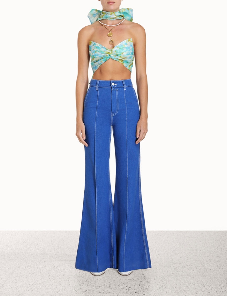 High Tide Twist Crop Bodice