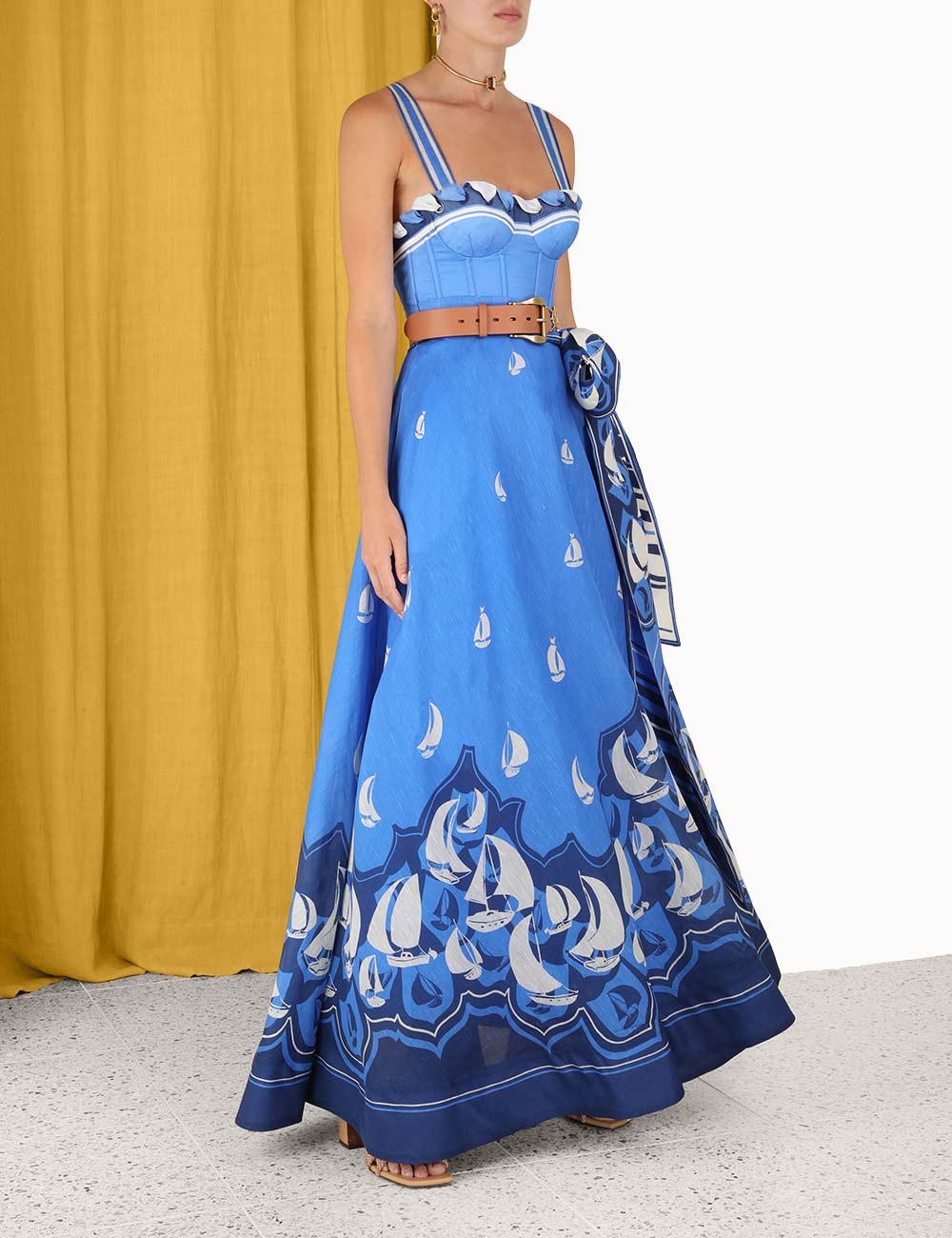 High Tide Eyelet Maxi Dress
