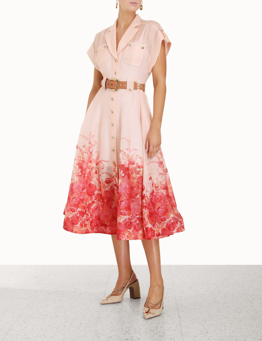High Tide Shirt Midi Dress