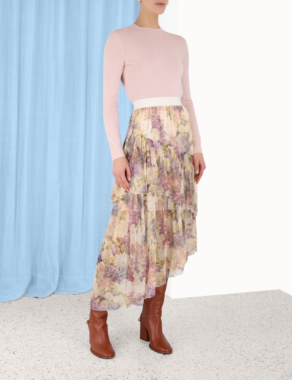 Lyrical Asymmetric Skirt