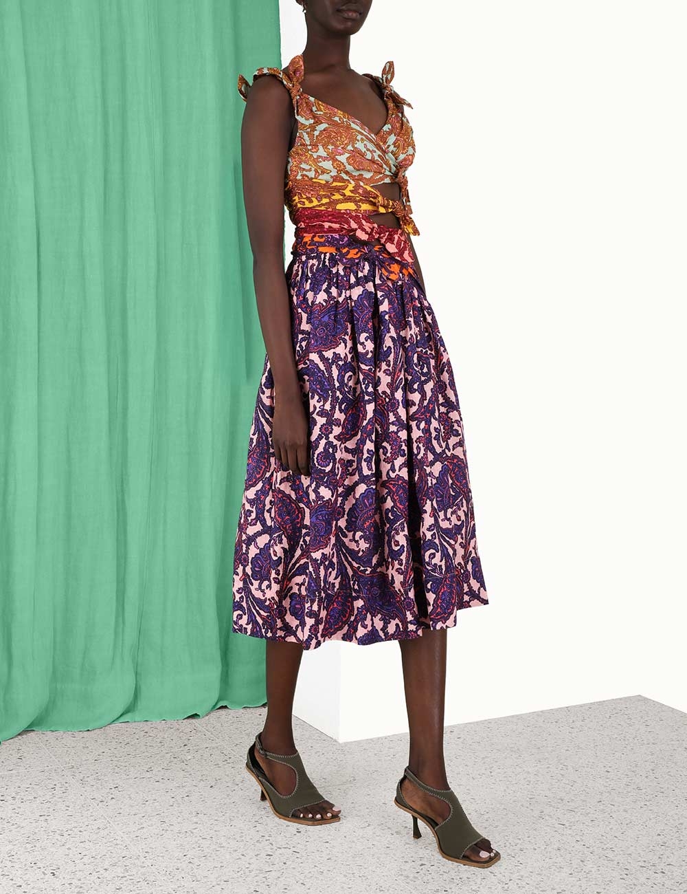 Tiggy Bow Midi Dress