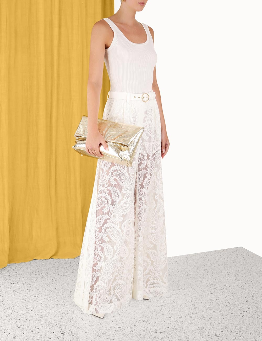 Wonderland Lace Wide Leg Pant