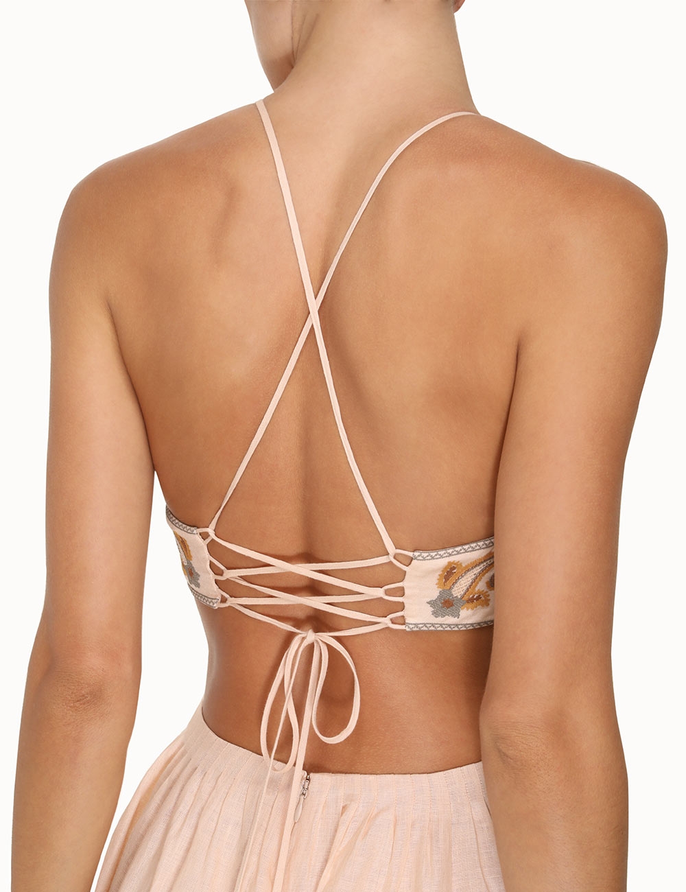 Devi Halter Tie Midi Dress