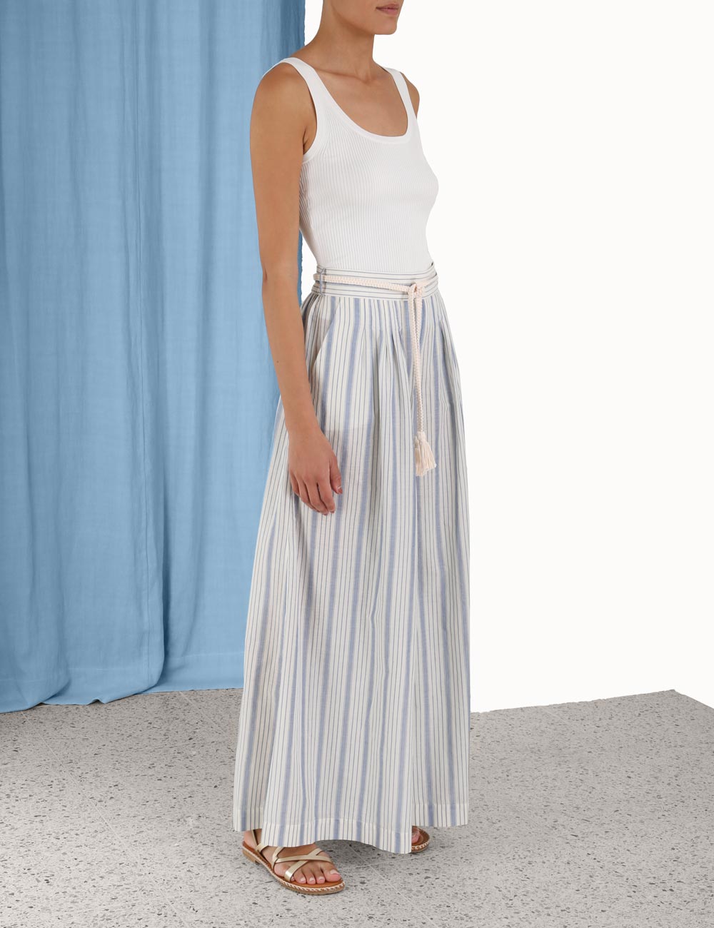 Chintz Striped Relaxed Pant