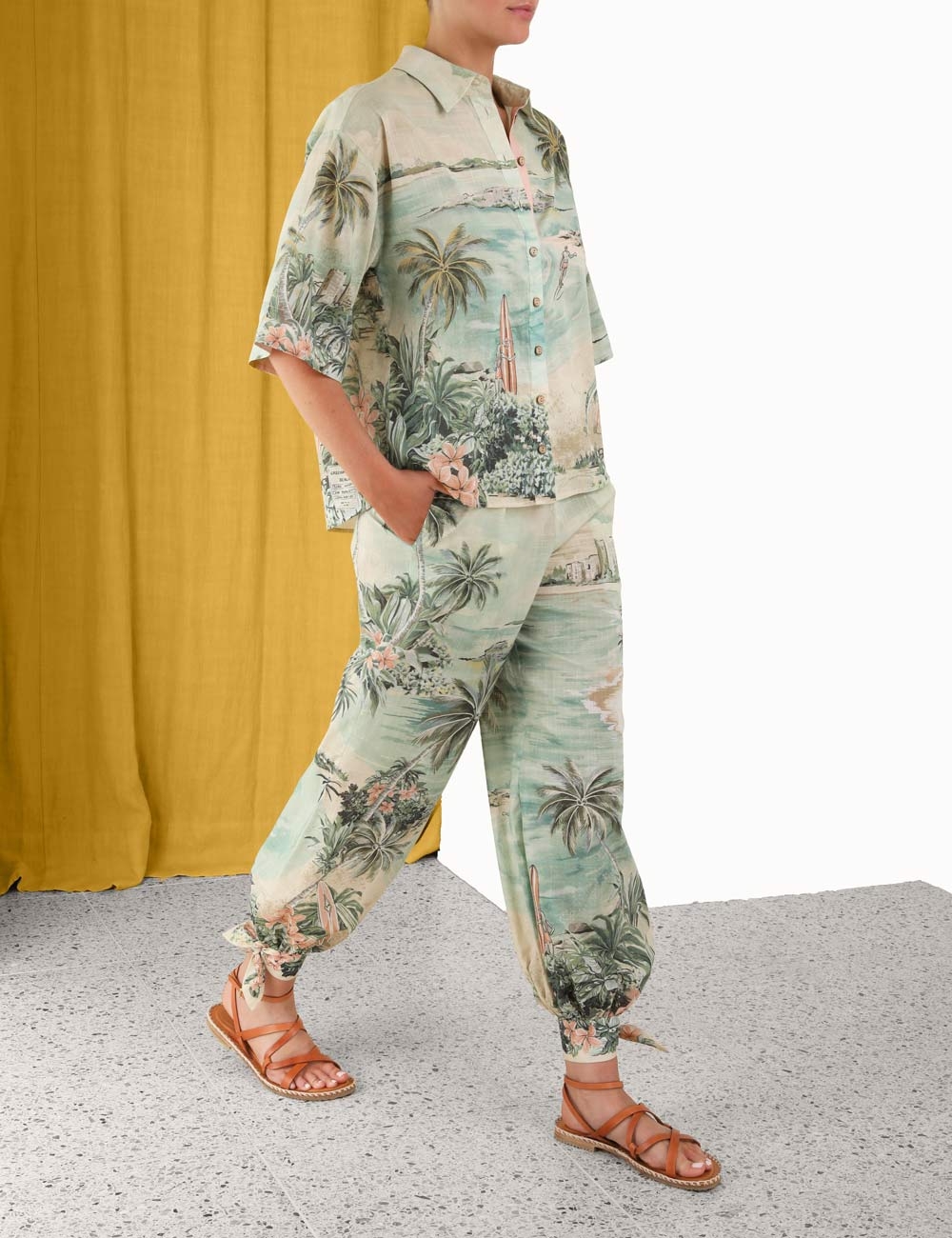 Vacay Tied Track Pant