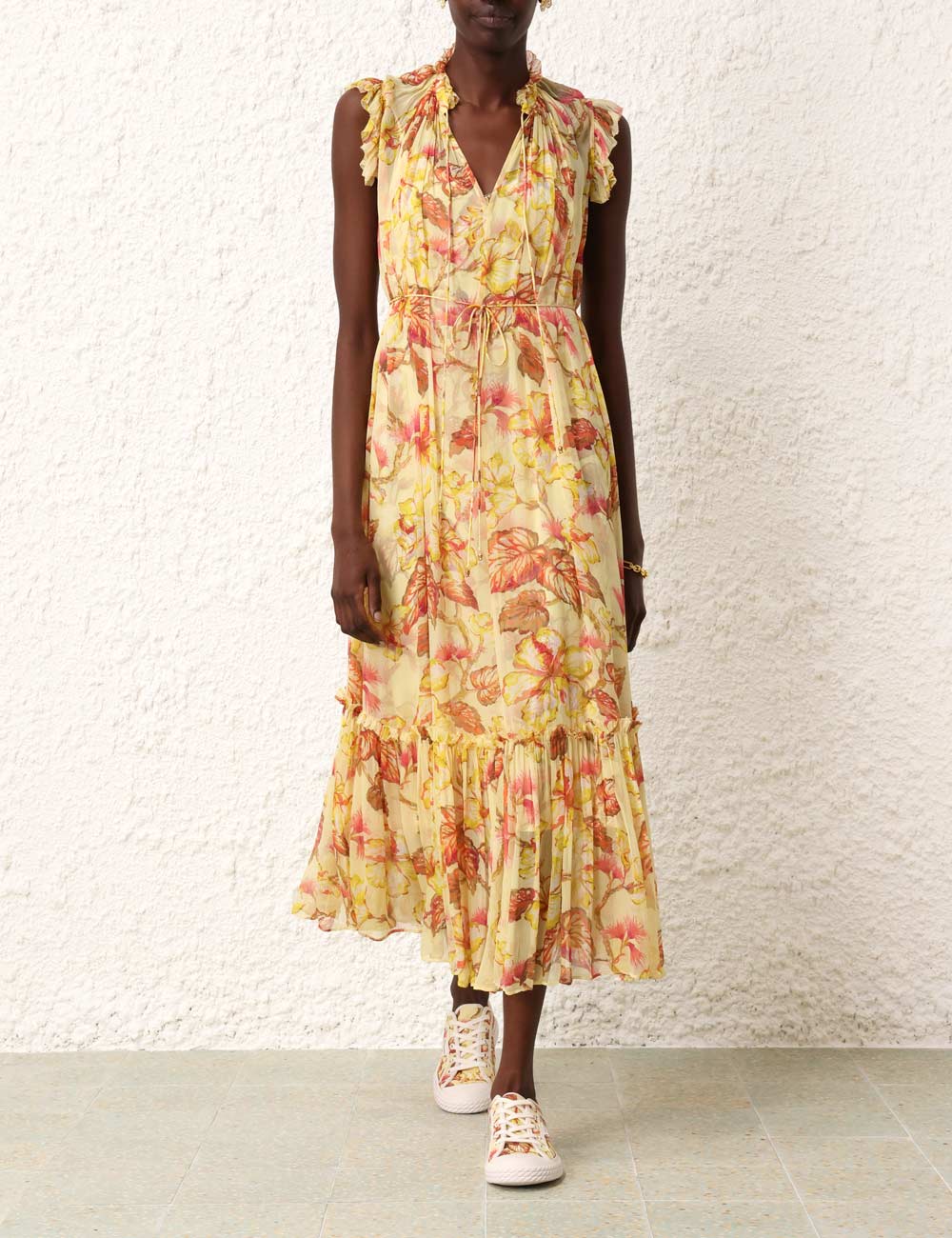 Matchmaker Flutter Midi Dress