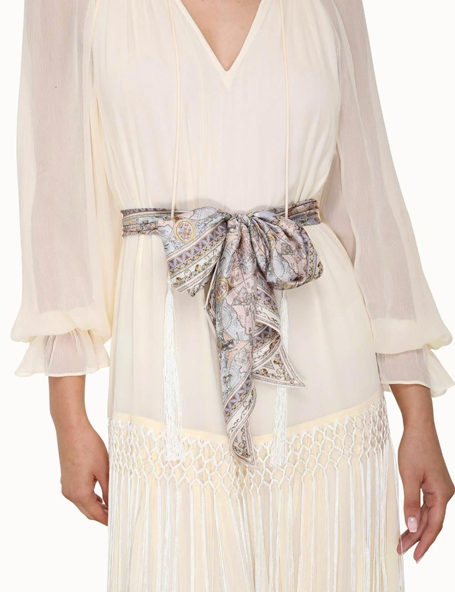 High Tide Fringe Midi Dress
