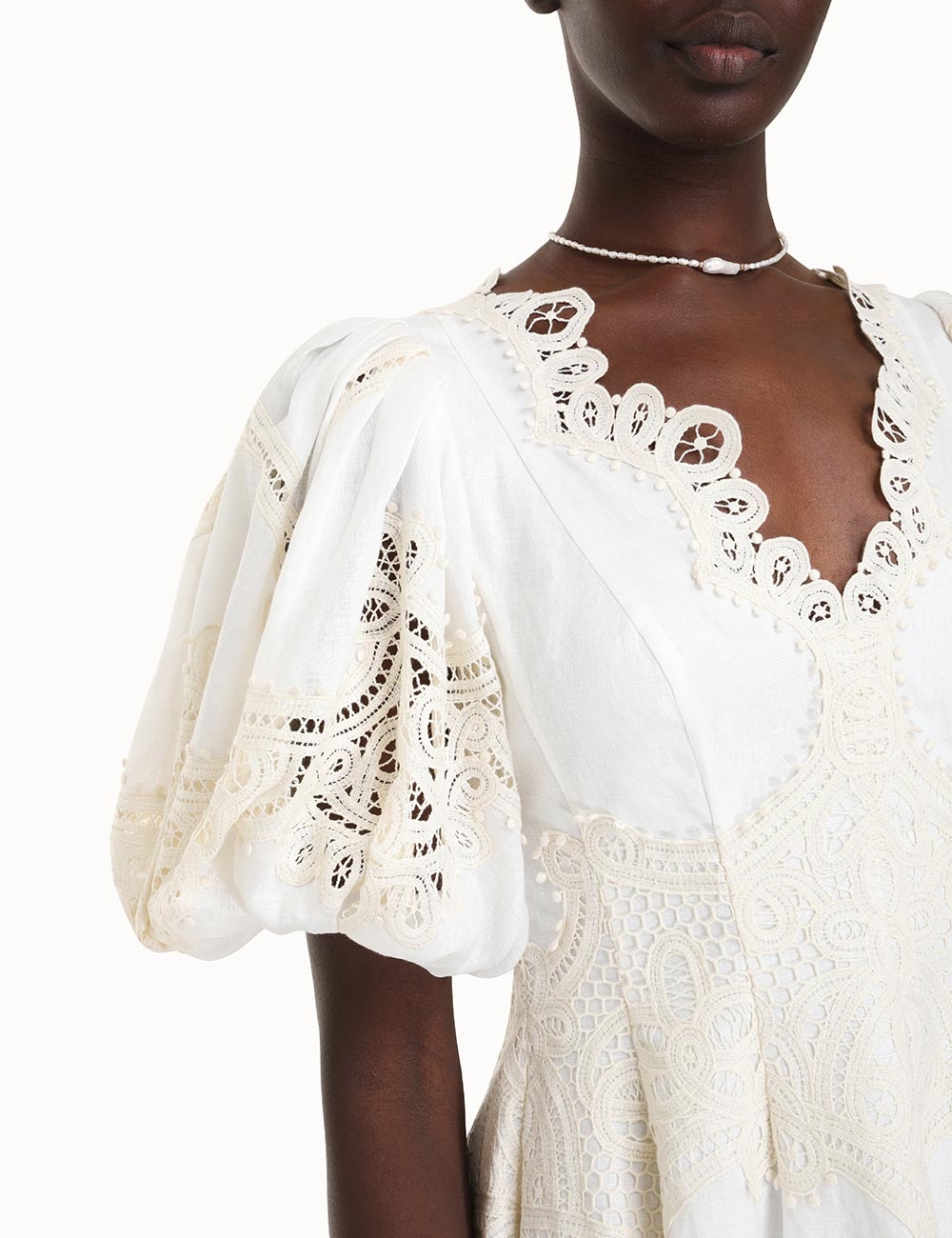 Tiggy Embroidered Mini Dress