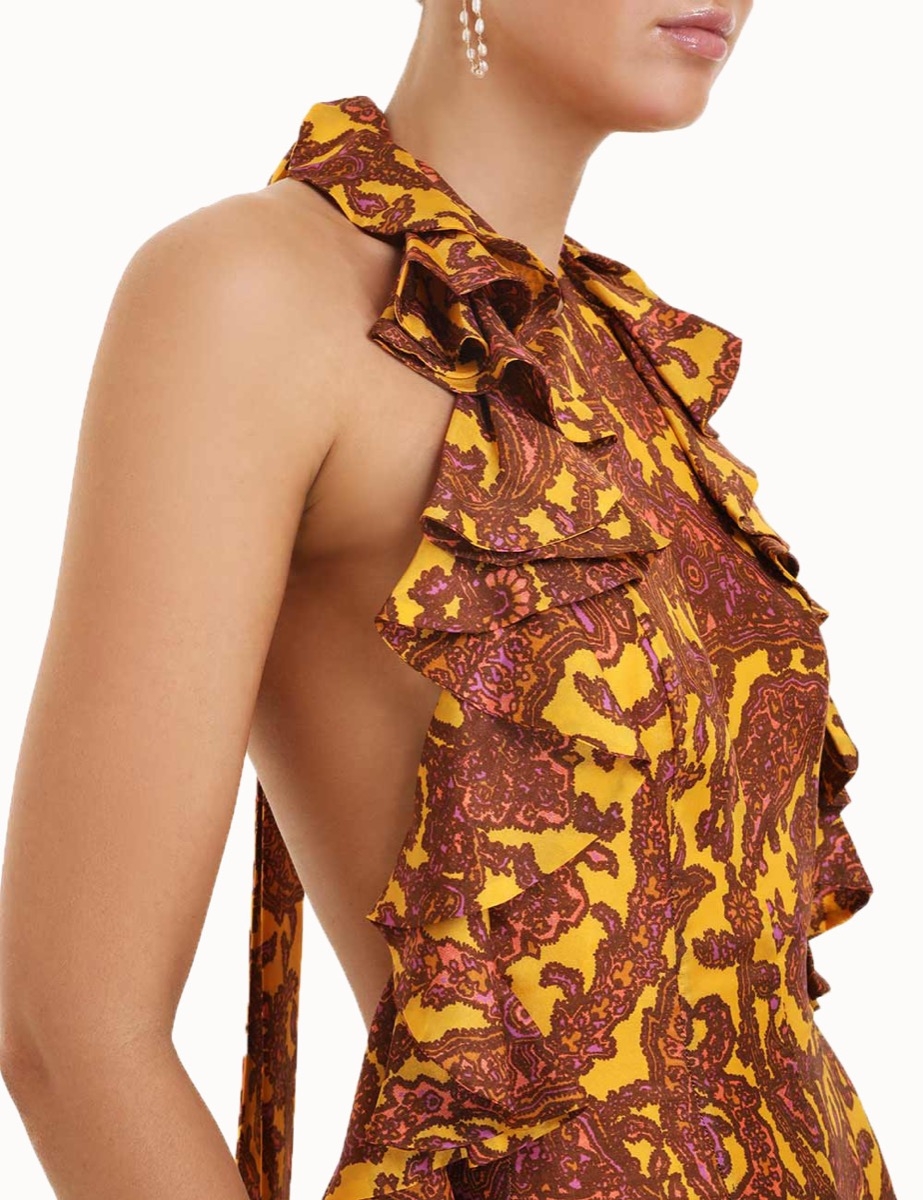 Tiggy Halter Long Dress