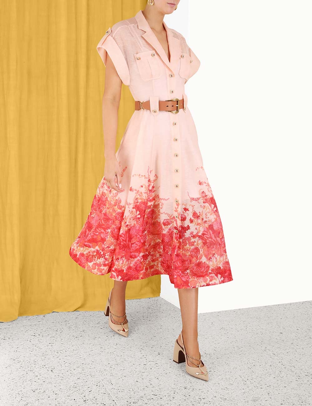 High Tide Shirt Midi Dress