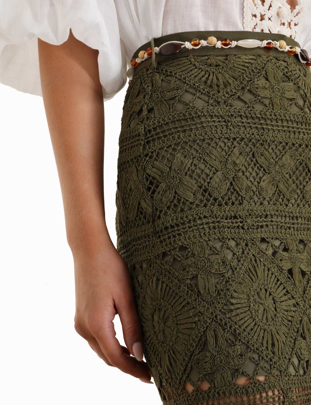 Laurel Ribbon Lace Skirt
