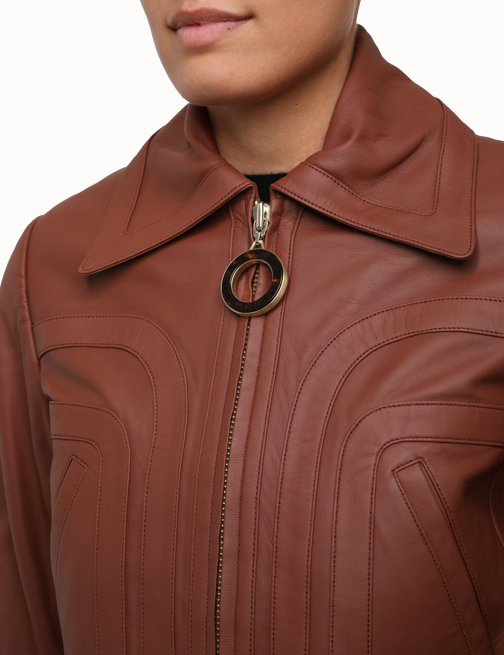 Wonderland Leather Bomber