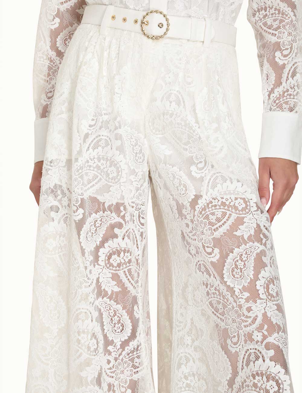 Wonderland Lace Wide Leg Pant