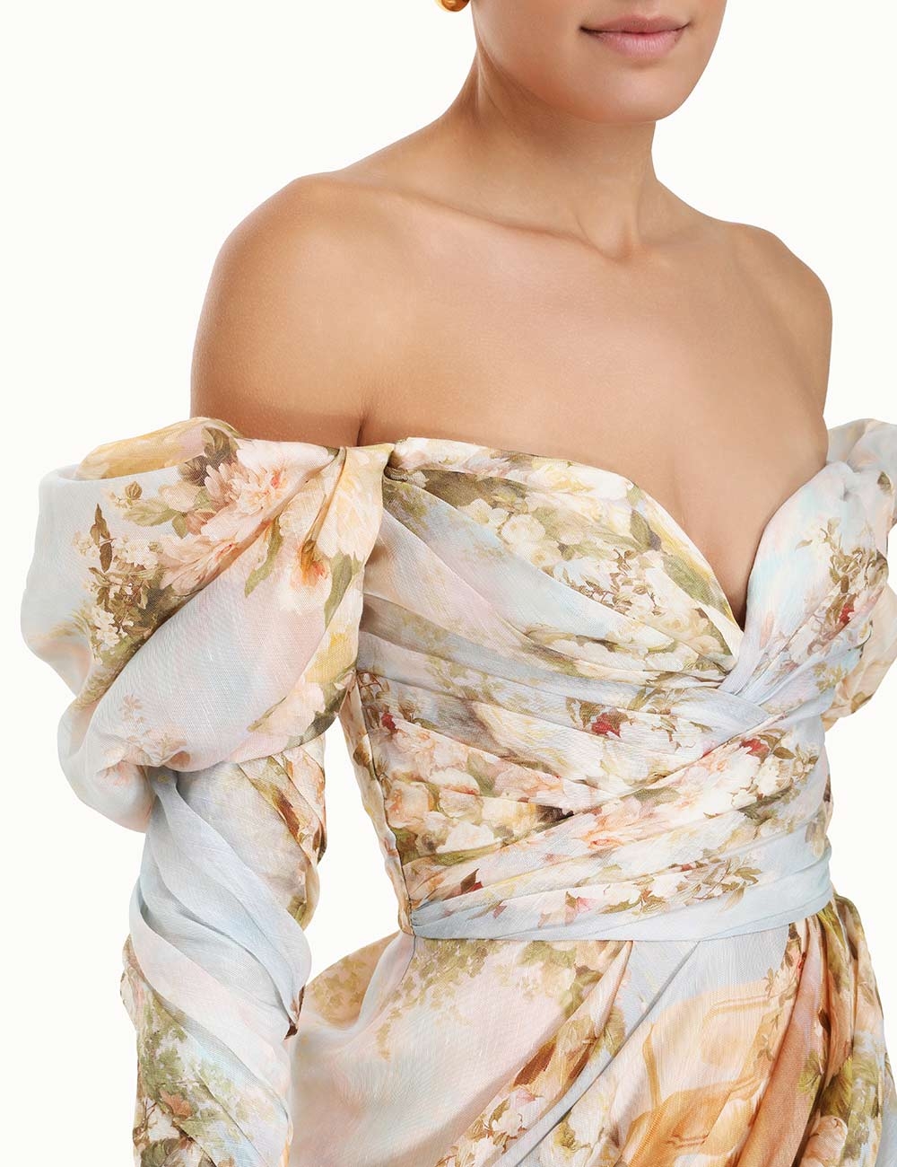 Luminosity Drape Mini Dress